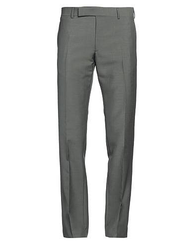 DUNHILL Casual pants Military green 60% Mohair wool, 40% Wool