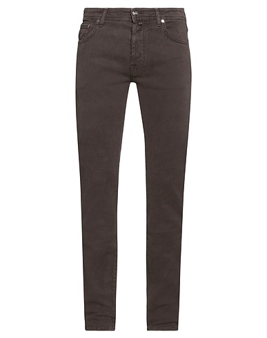 JACOB COHЁN Pantaloni jeans Testa di moro 97% Cotone, 3% Elastan, Poliestere