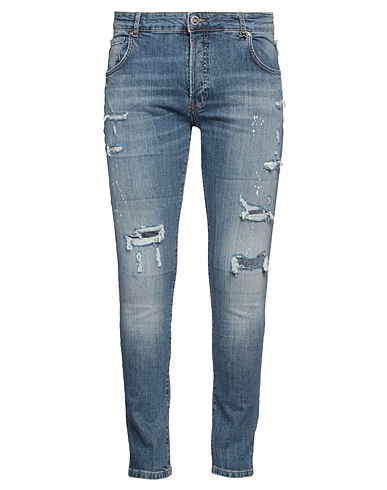 RICHMOND X Denim trousers 98% Cotton, 2% Elastane