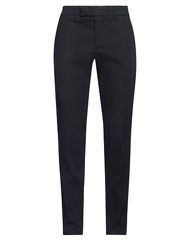 LARDINI Casual pants Midnight blue 97% Cotton, 3% Elastane