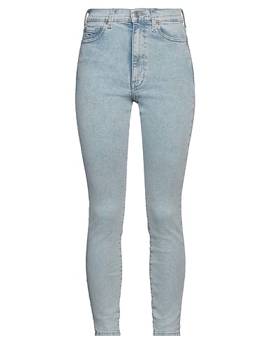 TOMMY JEANS Denim trousers Blue 98% Cotton, 2% Elastane