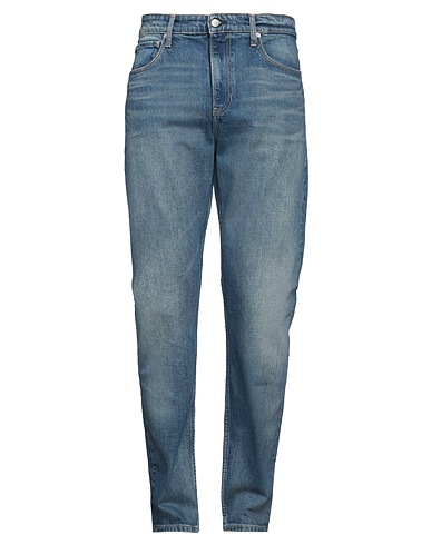 CALVIN KLEIN JEANS Denim pants Blue 79% Cotton, 20% Recycled cotton, 1% Elastane