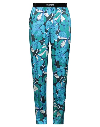 TOM FORD Casual pants Turquoise 93% Silk, 7% Elastane