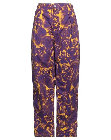 BURBERRY Casual trouser Purple 100% Cotton