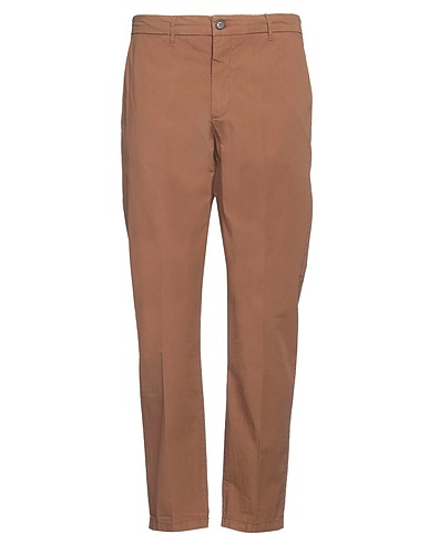 ALPHA STUDIO Casual trouser Light brown 97% Cotton, 3% Elastane
