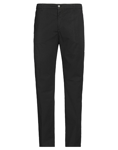 ALPHA STUDIO Casual pants Black 97% Cotton, 3% Elastane