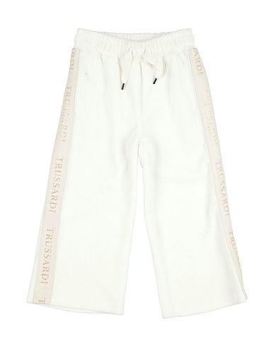 TRUSSARDI JUNIOR Casual trouser White 75% Cotton, 20% Polyester, 5% Elastane