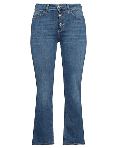 LIU •JO Denim trousers 98% Cotton, 2% Elastane