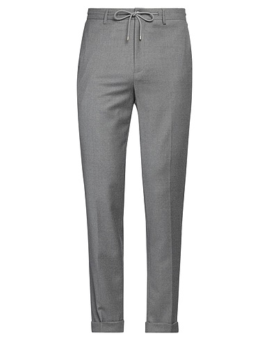BRIGLIA 1949 Casual trouser Grey 99% Virgin Wool, 1% Elastane