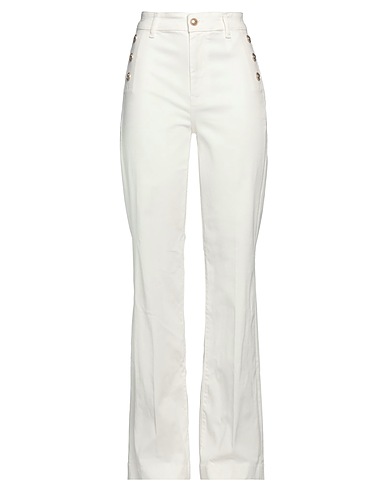 GUESS Casual trouser White 71% Lyocell, 19% Modal, 8% Elastomultiester, 2% Elastane