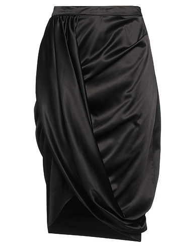 DRIES VAN NOTEN Midi skirt Black 56% Acetate, 41% Viscose, 3% Elastane