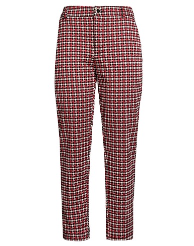 LIU •JO Casual trouser Red 60% Polyester, 35% Polyamide, 5% Elastane