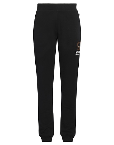 MOSCHINO Casual pants UNDERWEAR Black 95% Cotton, 5% Elastane