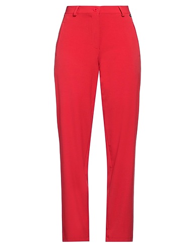DIXIE Pantalone Rosso 63% Poliestere, 33% Viscosa, 4% Elastan