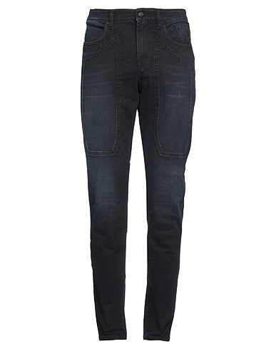 JECKERSON Denim pants Blue 93% Cotton, 5% Elastomultiester, 2% Elastane