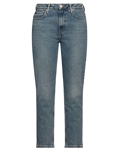 TOMMY HILFIGER Denim trousers Blue 99% Cotton, 1% Elastane, Re-Used Cotton