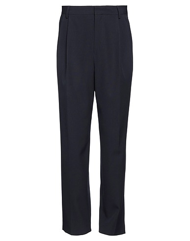 DRIES VAN NOTEN Casual trouser Midnight blue 100% Wool
