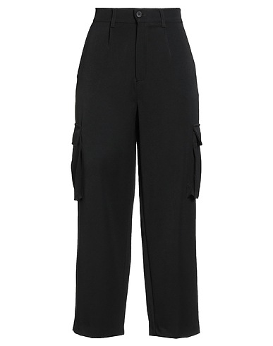 WHITE WISE Hosen Schwarz 73% Polyester, 22% Viskose, 5% Elastan