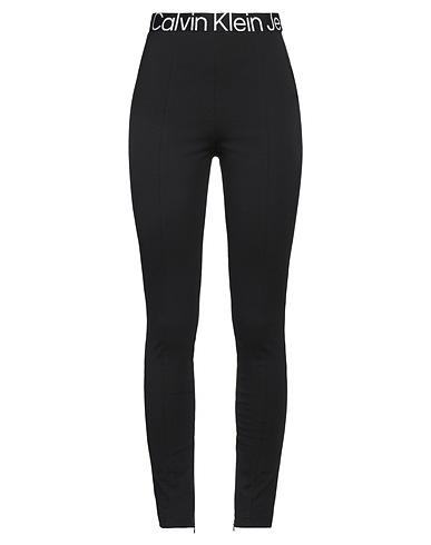 CALVIN KLEIN JEANS Leggings Black 66% Viscose, 30% Polyamide, 4% Elastane