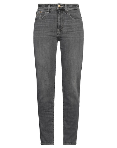 JACOB COHЁN Denim trousers Grey 87% Cotton, 11% Polyester, 2% Elastane
