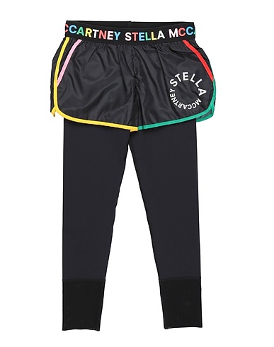 STELLA McCARTNEY KIDS Casual trouser Black 100% Polyester, Polyamide, Elastane