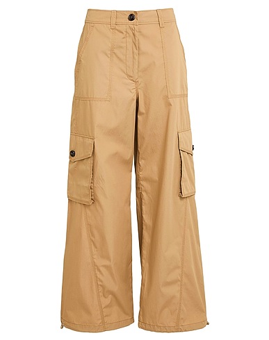 MAX&Co. Casual trouser Khaki 100% Cotton