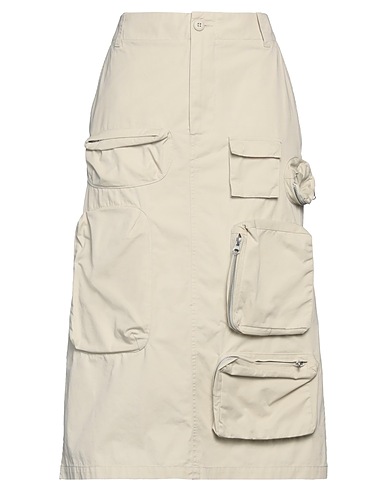 MM6 MAISON MARGIELA Midi skirt Cream 100% Cotton