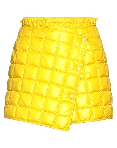MONCLER Mini skirt Yellow 100% Polyamide