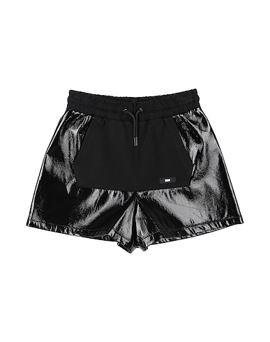 DKNY Shorts & Bermuda Black 100% Polyester, Viscose, Polyamide, Elastane