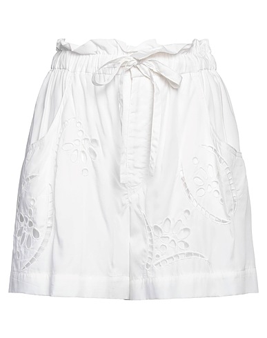 ISABEL MARANT Shorts & Bermuda White 75% Modal, 25% Polyamide