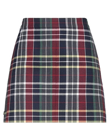 THOM BROWNE Mini skirt Navy 100% Wool