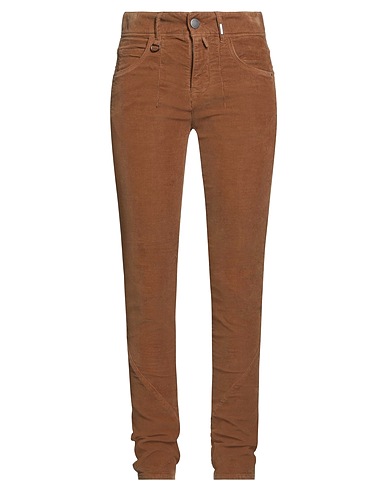 HIGH Casual trouser USE Brown 62% Cotton, 36% Lyocell, 2% Elastane