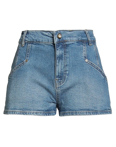 PINKO Denim shorts DENIM Blue 98% Cotton, 2% Elastane