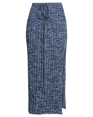 CHRISTOPHER ESBER Midi skirt Slate blue 65% Viscose, 35% Nylon
