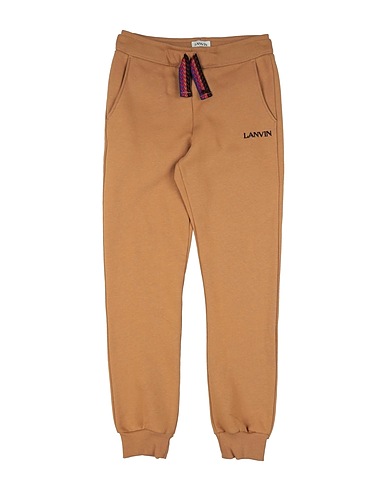 LANVIN Casual trouser Camel 100% Cotton, Elastane