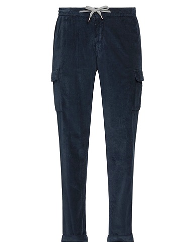 MARCO PESCAROLO Pantalone Blu notte 99% Cotone, 1% Elastan