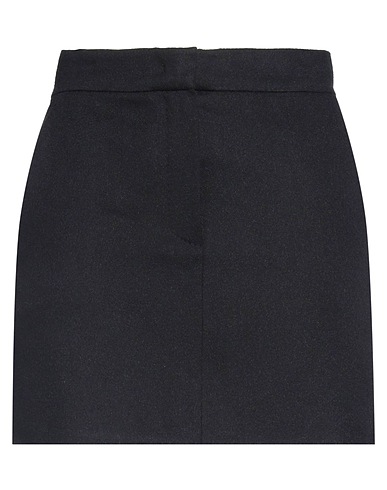 MAX MARA Mini skirt Midnight blue 100% Camel wool