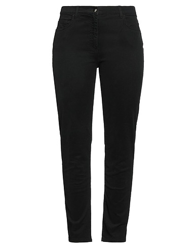 ROBERTA PUCCINI Pantalone Nero 98% Cotone, 2% Elastan