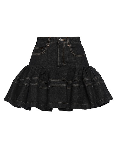 MARQUES' ALMEIDA Gonna jeans Nero 100% Cotone organico