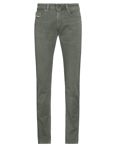 DIESEL Casual pants Sage green 92% Cotton, 5% Polyester, 3% Elastane