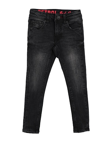PETROL INDUSTRIES Co. Denim trousers Black 98% Cotton, 2% Elastane