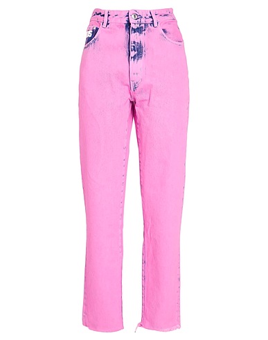 GCDS Pantalon en jean ROSA 100% Coton, Verre, Laiton