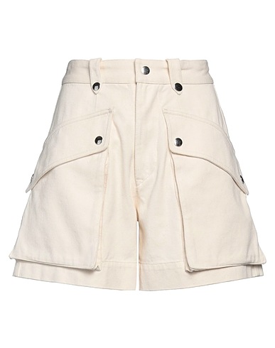 MARANT ÉTOILE Shorts & Bermuda Ivory 100% Cotton