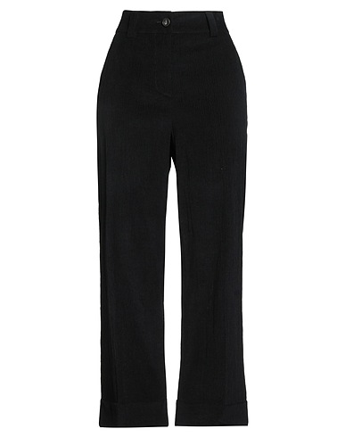 MOMONÍ Casual trouser Black 84% Cotton, 15% Modal, 1% Elastane