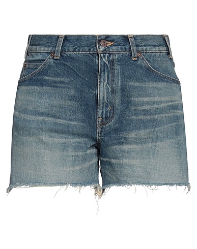 CELINE Denim shorts Blue 100% Cotton