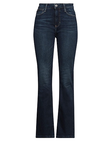 GUESS Denim trousers Blue 86% Cotton, 8% Polyester, 5% Wool, 1% Elastane
