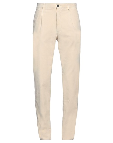 INCOTEX Casual trouser SLACKS Ivory 98% Cotton, 2% Elastane