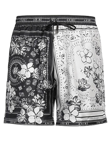 AMIRI Shorts & Bermuda Black 100% Silk