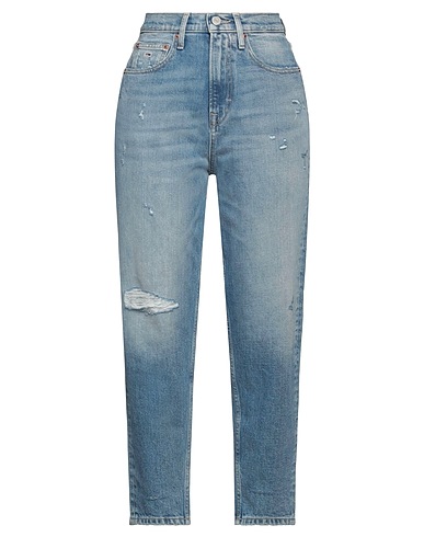 TOMMY JEANS Denim trousers Blue 98% Cotton, 2% Recycled elastane