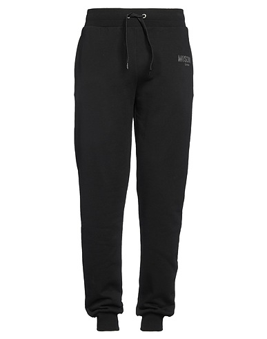 MOSCHINO Casual trouser SWIM Black 100% Cotton, Elastane